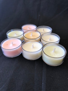 Tealights soy fragance candles