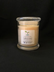 Carmel & Vanilla /soy/wax/Medium/candle
