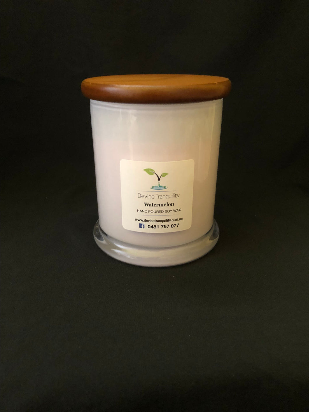watermelon soy extra large candle