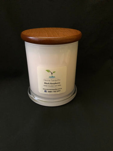 Black Raspberry & vanilla xxl scented soy candle