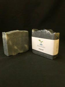 Active charcoal natural soap