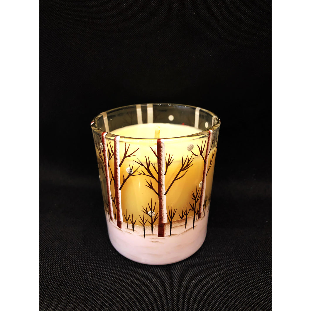 forest christmas soy scented candle