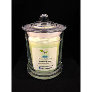 Lemongrass soy medium candle